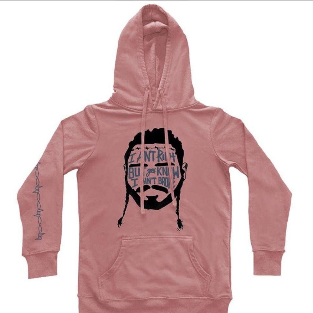 Post Malone Hoodie/Blush color